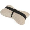Automobilio sėdynės galvos atramos pagalvė EVAtech 27x16 cm - smėlio / smėlio siūlės