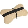Automobilio sėdynės galvos atramos pagalvė EVAtech ECO 27x16 cm - smėlio / smėlio siūlės