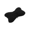 Automobilio sėdynės galvos atramos pagalvė EVAtech 27x16 cm - juoda / juodos siūlės