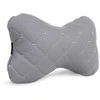 Automobilio sėdynės galvos atramos pagalvė EVAtech ECO 27x16 cm - pilka / pilkos siūlės
