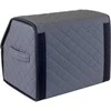 Bagažinės daiktadėžė EVAtech ECO S 30x30x35 cm - pilka / juodi kraštai / pilkos siūlės / juodas vidus
