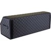 Bagažinės daiktadėžė EVAtech ECO XL 30x30x80 cm - juoda / juodi kraštai / juodos siūlės / juodas vidus