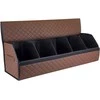 Bagažinės daiktadėžė EVAtech ECO XXL 30x30x100 cm - ruda / juodi kraštai / rudos siūlės / juodas vidus