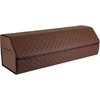 Bagažinės daiktadėžė EVAtech ECO XXL 30x30x100 cm - ruda / juodi kraštai / rudos siūlės / juodas vidus