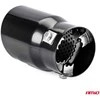 Duslintuvo antgalis 43-62 mm, nerūdijančio plieno, juodas, AMIO-01317