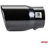 Duslintuvo antgalis 43-62 mm, nerūdijančio plieno, juodas, AMIO-01317