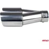 Duslintuvo antgalis 32-52 mm, nerūdijančio plieno, dvigubas, chromuotas AMiO-04062