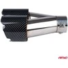 Duslintuvo antgalis 32-52 mm, nerūdijančio plieno, carbon, dvigubas, dešinysis, AMiO‑04070