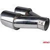 Duslintuvo antgalis 32-52 mm, nerūdijančio plieno, chromuotas, dvigubas, kairysis AMiO-04067
