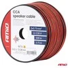 Dviejų laidininkų CCA garsiakalbių kabelis 2×0,75 mm², 100 m, 3,75 A AMIO-04457