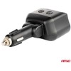 Dvigubas automobilio maitinimo lizdas 2x USB + 1x USB-C 12/24V, max 200W, AMIO-04173