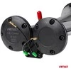 Dvigubas garso signalas – 150 dB, chromuotas, 12-24V, AMIO-03617