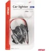 Dvigubas hermetiškas automobilio maitinimo lizdas 12/24V AMIO-04130