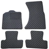 Eko odos kilimėliai QuiltyMats AUDI Q5 2008-2016m. (Juoda / juodos siūlės)