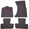 Eko odos kilimėliai QuiltyMats AUDI Q5 2008-2016m. (Juoda / raudonos siūlės)