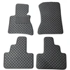 Eko odos kilimėliai QuiltyMats BMW X3 2003-2010m. (E83) (Juoda / juodos siūlės)