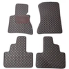 Eko odos kilimėliai QuiltyMats BMW X3 2003-2010m. (E83) (Juoda / raudonos siūlės)