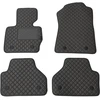 Eko odos kilimėliai QuiltyMats BMW X4 2014-2018m. (F26) (Juoda / juodos siūlės)