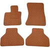 Eko odos kilimėliai QuiltyMats BMW X5 2007-2013m. (E70) (Ruda / rudos siūlės)