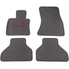 Eko odos kilimėliai QuiltyMats BMW X5 2013-2018m. (F15) (Juoda / raudonos siūlės)