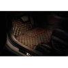 Eko odos kilimėliai QuiltyMats CITROEN JUMPER nuo 2006m. (2 v.) (Juoda / raudonos siūlės)