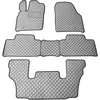 Eko odos kilimėliai QuiltyMats DODGE DURANGO nuo 2011m. (I, II ir III eilės 6v.) (Pilka / pilkos siūlės)
