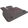Eko odos kilimėliai QuiltyMats DODGE JOURNEY 2008-2020m. (Juoda / raudonos siūlės)