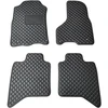 Eko odos kilimėliai QuiltyMats DODGE RAM 2009-2019m. (Juoda / juodos siūlės)