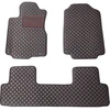 Eko odos kilimėliai QuiltyMats HONDA CR-V 2012-2016m. (USA) (Juoda / raudonos siūlės)
