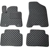 Eko odos kilimėliai QuiltyMats HYUNDAI TUCSON 2015-2021m. (TL) (Juoda / juodos siūlės)