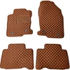 Eko odos kilimėliai QuiltyMats LEXUS NX 2014-2021m. (Ruda / rudos siūlės)