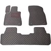 Eko odos kilimėliai QuiltyMats LEXUS RX 2015-2022m. (Juoda / raudonos siūlės)