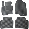 Eko odos kilimėliai QuiltyMats MAZDA CX-5 2012-2016m. (Juoda / juodos siūlės)