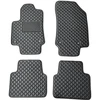 Eko odos kilimėliai QuiltyMats OPEL CROSSLAND X 2017-2024m. (Juoda / juodos siūlės)