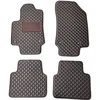 Eko odos kilimėliai QuiltyMats OPEL CROSSLAND X 2017-2024m. (Juoda / raudonos siūlės)