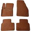 Eko odos kilimėliai QuiltyMats OPEL MERIVA 2010-2017m. (B) (Ruda / rudos siūlės)