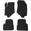 Eko odos kilimėliai QuiltyMats PEUGEOT 2008 nuo 2019m. (Juoda / juodos siūlės)
