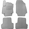 Eko odos kilimėliai QuiltyMats RENAULT CAPTUR 2013-2018m. (Pilka / pilkos siūlės)