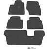 Eko odos kilimėliai QuiltyMats SEAT ALHAMBRA 2010-2020m. (6v., I, II ir III eilės) (Juoda / pilkos siūlės)
