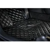 Eko odos kilimėliai QuiltyMats VOLKSWAGEN T5 CARAVELLE 2003-2015m. (I, II ir III eilės ir bag., prailginta 8v.) (Juoda / juodos siūlės)