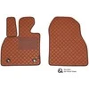 Eko odos kilimėliai QuiltyMats VOLKSWAGEN CADDY 2004-2020m. (Krovininis) (Ruda / rudos siūlės)
