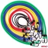 Amio ELASTINGŲ VIRVIŲ RINKINYS 12VNT 90CM BSTRAP-11