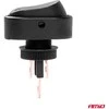 Elipsinis jungiklis su geltonu apšvietimu 12/24V max 30A ON/OFF AMIO-03088