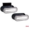 Gabaritinis LED žibintas AMiO OM-01-W ovalus, baltas