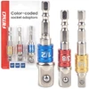 Galvučių adapterių suktuvui rinkinys, 1/4" / 3/8" / 1/2", 3 vnt., AMIO-04936