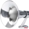 Garso signalas – chromuotas, 640 mm, 150 dB, 12/24V, AMIO-04076