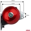 Garso signalų rinkinys – raudonas, 2 vnt., 125 mm, 110 dB, 12V, AMIO-04075