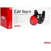 Garso signalų rinkinys – raudonas, 2 vnt., 125 mm, 110 dB, 12V, AMIO-04075