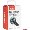 Greitas automobilinis įkroviklis QC 3.0 PD 65W + PD 20W AMIO-04177