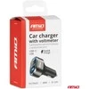 Greito įkrovimo automobilinis įkroviklis su įtampos LED ekranu 3.0 PD 30W AMiO-04178